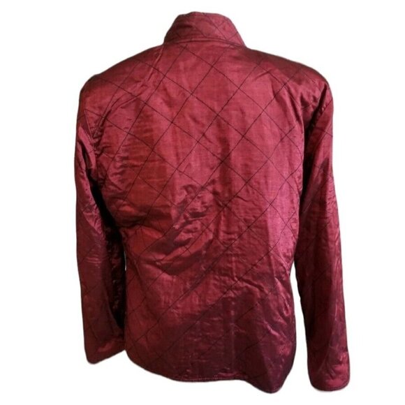 Vintage Size Small Reversible Jacket Patchwork Velvet and Silk Blend Yak Magik - Picture 8 of 12